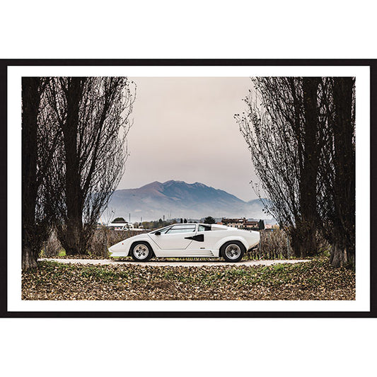 Poster Lamborghini Countach Laterale 2