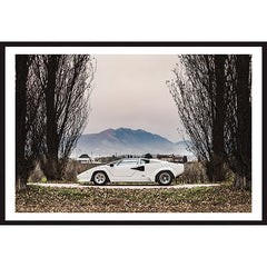 Poster Lamborghini Countach Laterale 2