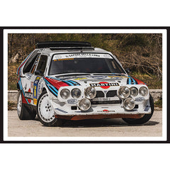 Poster Lancia Delta S4 Gruppo B Front