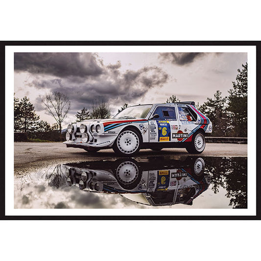 Poster Lancia Delta S4 Gruppo B Laterale 2