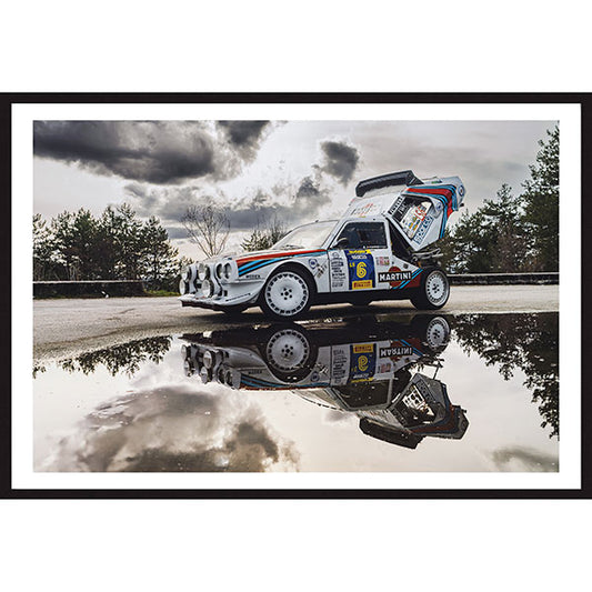 Poster Lancia Delta S4 Gruppo B Laterale