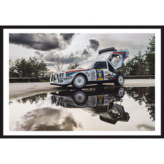 Poster Lancia Delta S4 Gruppo B Laterale