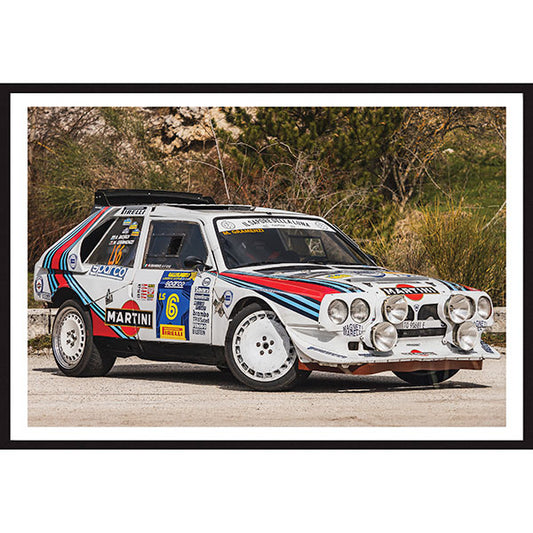 Poster Lancia Delta S4 Gruppo B Laterale 3