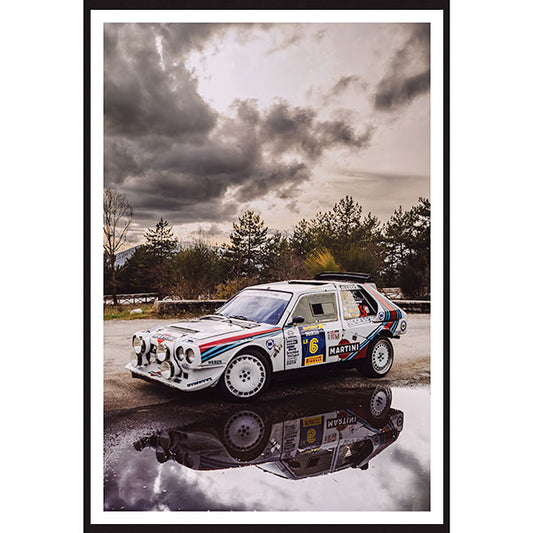 Poster Lancia Delta S4 Gruppo B Verticale
