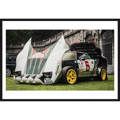 Poster Lancia Stratos Alitalia Front