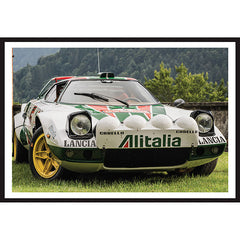 Poster Lancia Stratos Alitalia Front 2