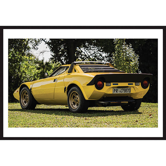 Poster Lancia Stratos Back