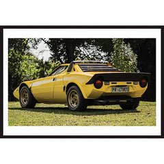 Poster Lancia Stratos Back