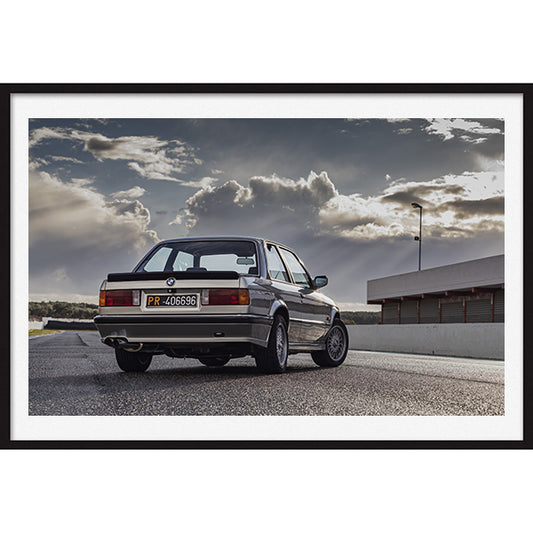 Poster BMW 320I Back " Dal Pollaio alla Pista"