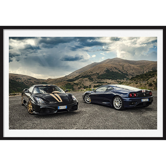 Poster Ferrari 430 Scuderia - 360 Challenge