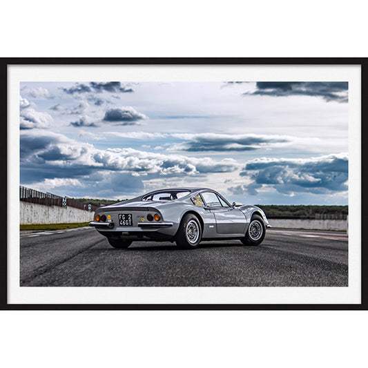 Poster Ferrari Dino Back
