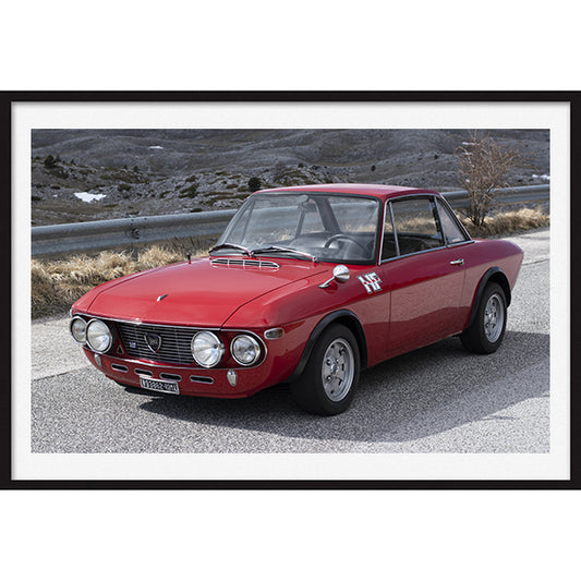 PosterLancia Fulvia HF Fanalone