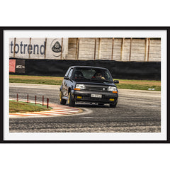 Poster Renault 5 gt turbo Front 2 " Dal Pollaio alla Pista"