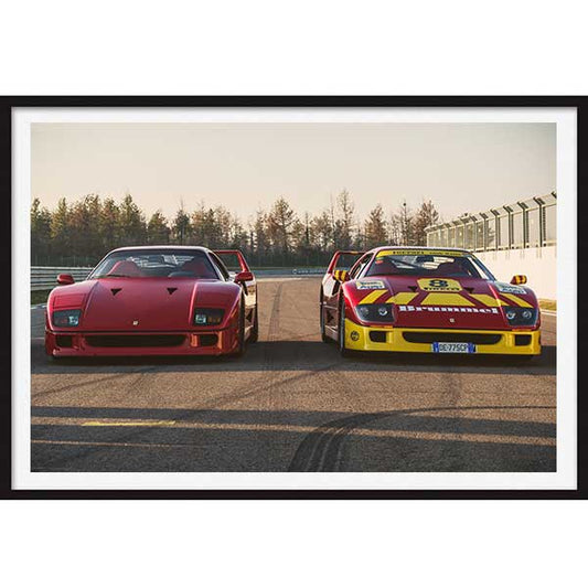 Poster Ferrari Due Ferrari F40