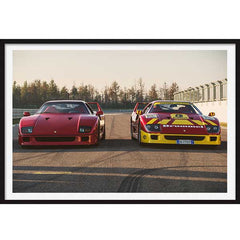 Poster Ferrari Due Ferrari F40