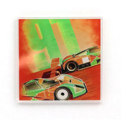 Magnete in Plexiglass - Think Faster - Mazda 787 Le Mans