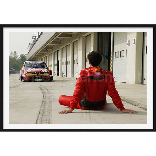 Poster Davide Cironi Alfa Romeo 155 Dtm