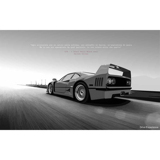 Stampa su Tela: I Diari della Miura Nera  – 120x80cm