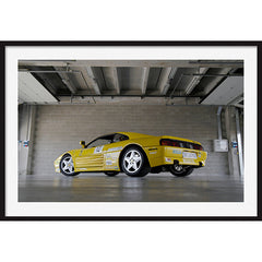 Poster Ferrari 348 Challenge Rear View