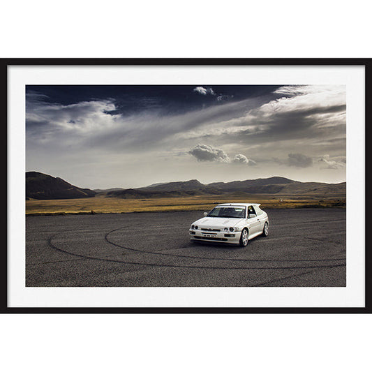 Poster Ford Escort Cosworth Bulldozer