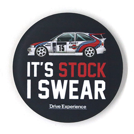 Magnete / Apribottiglie in metallo - Ford Escort Cosworth - It's Stock I Swear