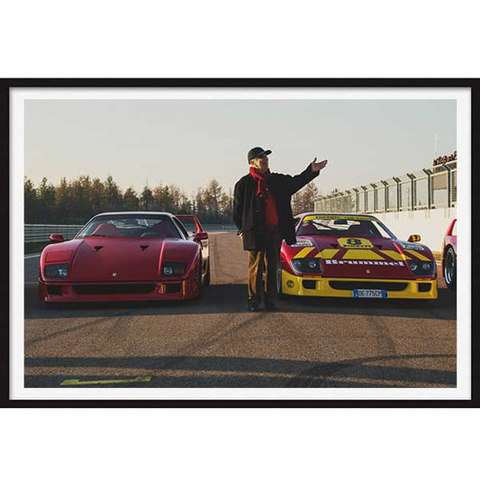 Poster Ferrari F40 Nicola Materazzi