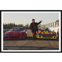 Poster Ferrari F40 Nicola Materazzi