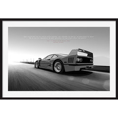 Poster Ferrari F40 Cit. Davide Cironi