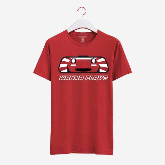 T-Shirt Uomo - Mazda MX5 - "Wanna Play?"