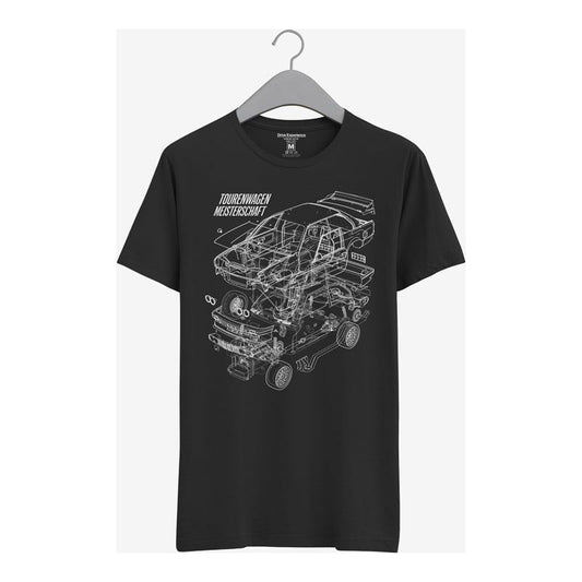 T-Shirt Uomo - BMW M3 E30 DTM Tourenwagen Meisterschaft