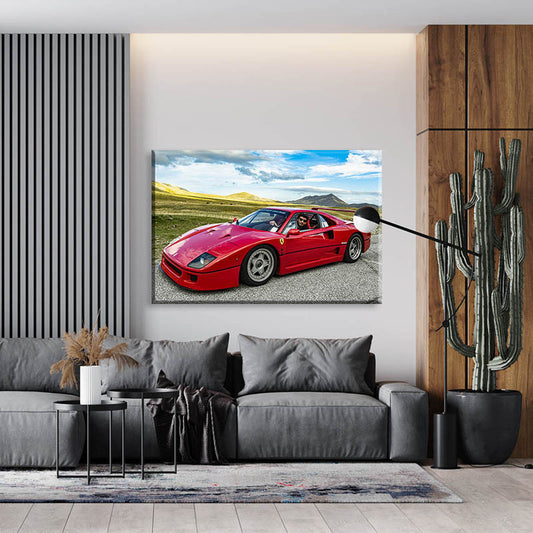 Stampa su Tela: Ferrari F40 Davide Cironi  – 120x80cm