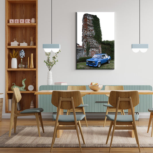 Stampa su Tela: Fiat 131 Abarth Rally  – 120x80cm