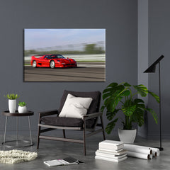 Stampa su Tela: Ferrari F50 (Front View) – 120x80cm