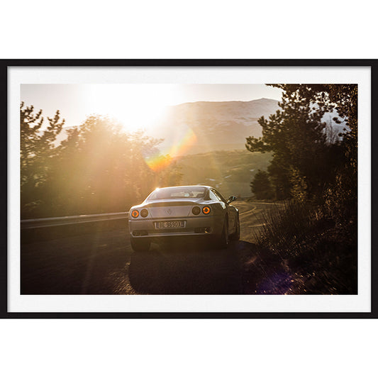 Poster Ferrari 550 Maranello Sunset