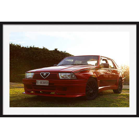 Poster Alfa Romeo 75 Turbo Evoluzione