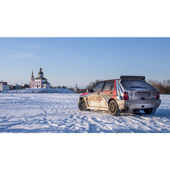 Stampa su Tela: Lancia Delta Integrale Evoluzione – The Russian Job – 120x80cm