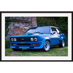 Poster Fiat 131 Abarth Front View