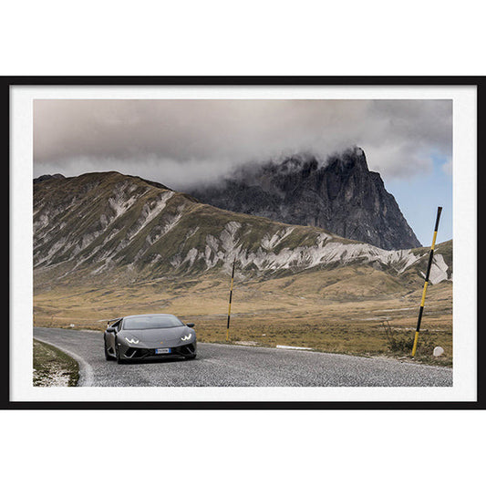 Poster Lamborghini Huracan Performante Test