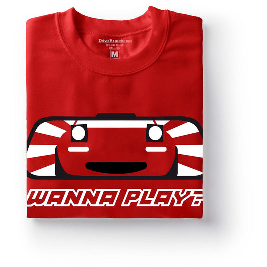 T-Shirt Uomo - Mazda MX5 - "Wanna Play?"