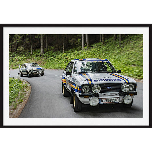 Poster Ford Escort Rally Spec
